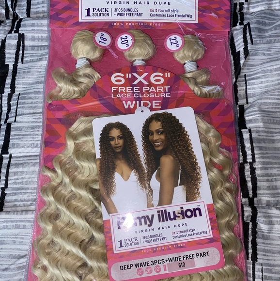 Deep Wave 613 Blonde Bundles with Lace